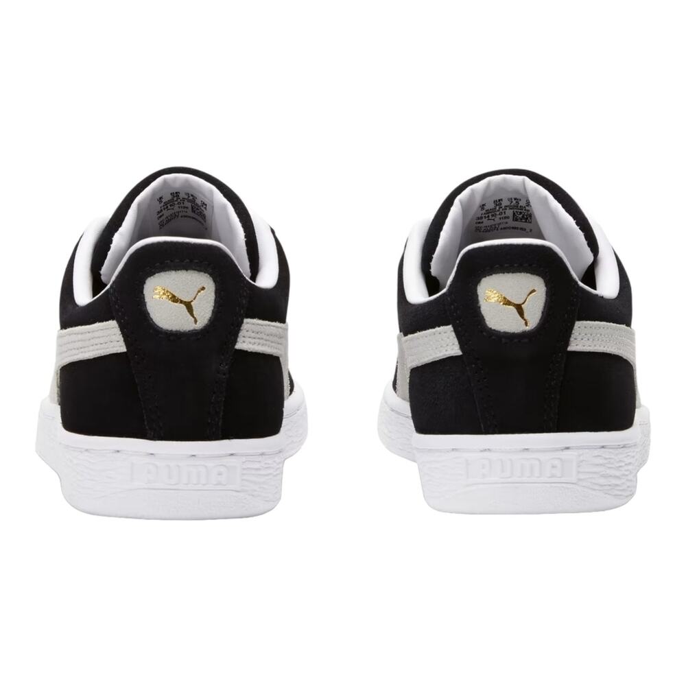 Puma Suede Classic Xxi Sneakers Mens 12, Womens 13.5 Shoes Black & White Box New - Picture 4 of 14